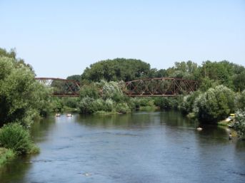 železniční most Otava, Boršov nad Vltavou