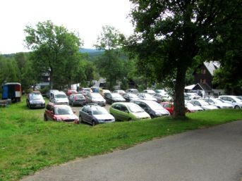 parkoviště Prášily