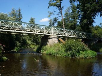 příhradový silniční most Nežárka, Stráž nad Nežárkou