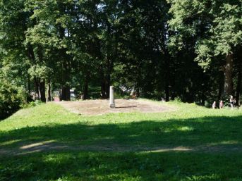 zaniklé pašijové divadlo i kaple P. Marie Bolestné, Hořice na Šumavě