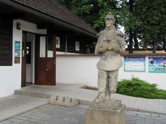 socha rybáře, Třeboň