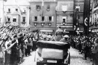 návštěva Adolfa Hitlera, Český Krumlov