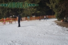 Belvederský sprint, 1. skijöringový závod na Železnorudsku