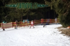 Belvederský sprint, 1. skijöringový závod na Železnorudsku