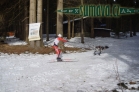 Belvederský sprint, 1. skijöringový závod na Železnorudsku