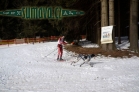 Belvederský sprint, 1. skijöringový závod na Železnorudsku