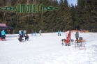 Belvederský sprint, 1. skijöringový závod na Železnorudsku