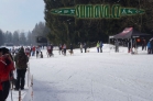 Belvederský sprint, 1. skijöringový závod na Železnorudsku