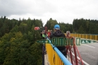 bungee jumping ze Zvíkovského mostu