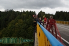 bungee jumping ze Zvíkovského mostu