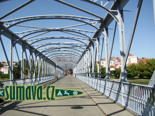 železný most Vltava, Týn nad Vltavou