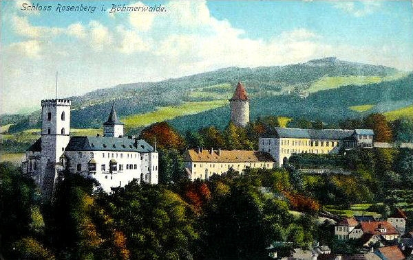 hrad Rožmberk nad Vltavou (historické)