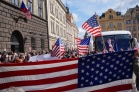 konvoj Dragoon Ride u památníku Díky, Ameriko!, Plzeň