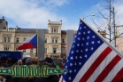 konvoj Dragoon Ride u památníku Díky, Ameriko!, Plzeň