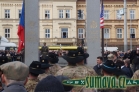 konvoj Dragoon Ride u památníku Díky, Ameriko!, Plzeň