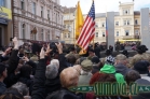 konvoj Dragoon Ride u památníku Díky, Ameriko!, Plzeň