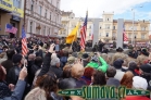 konvoj Dragoon Ride u památníku Díky, Ameriko!, Plzeň