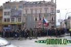 konvoj Dragoon Ride u památníku Díky, Ameriko!, Plzeň