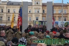 konvoj Dragoon Ride u památníku Díky, Ameriko!, Plzeň