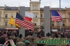 konvoj Dragoon Ride u památníku Díky, Ameriko!, Plzeň