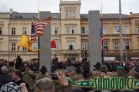 konvoj Dragoon Ride u památníku Díky, Ameriko!, Plzeň