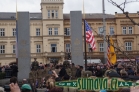 konvoj Dragoon Ride u památníku Díky, Ameriko!, Plzeň