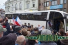 konvoj Dragoon Ride u památníku Díky, Ameriko!, Plzeň