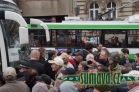 konvoj Dragoon Ride u památníku Díky, Ameriko!, Plzeň