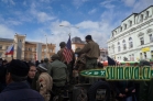 konvoj Dragoon Ride u památníku Díky, Ameriko!, Plzeň