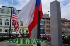 konvoj Dragoon Ride u památníku Díky, Ameriko!, Plzeň