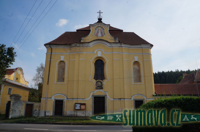 kostel Panny Marie Bolestné, Podsrp