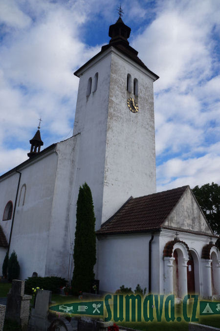 kostel sv. Petra a Pavla, Albrechtice nad Vltavou