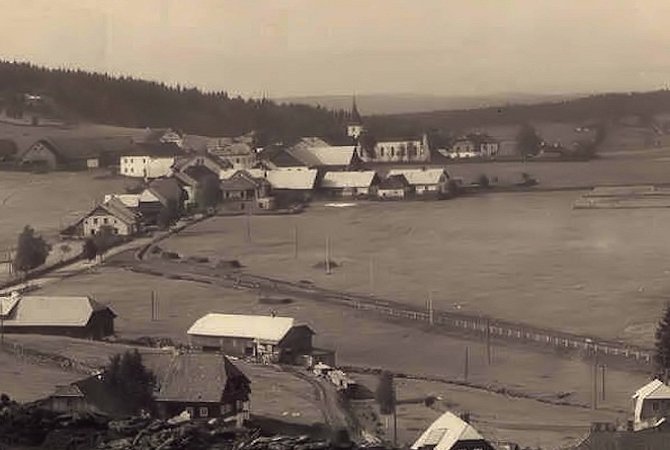 kostel sv. Štěpána, Kvilda (historické)