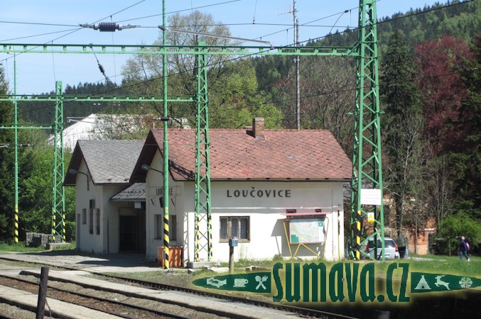 nádraží Loučovice