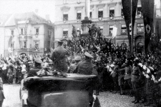 návštěva Adolfa Hitlera, Český Krumlov