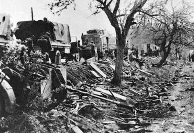 odzbrojení německé armády v květnu 1945, Ptáčkovna - Písek