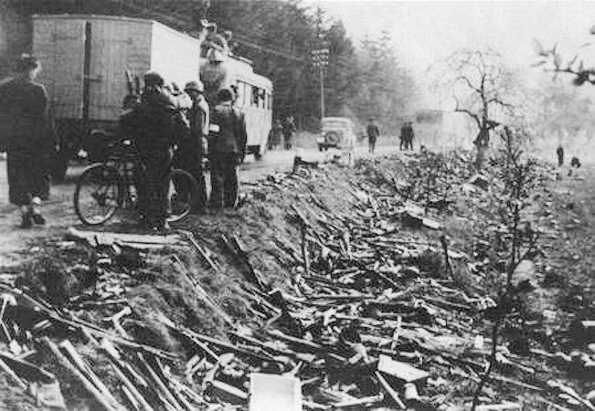 odzbrojení německé armády v květnu 1945, Ptáčkovna - Písek