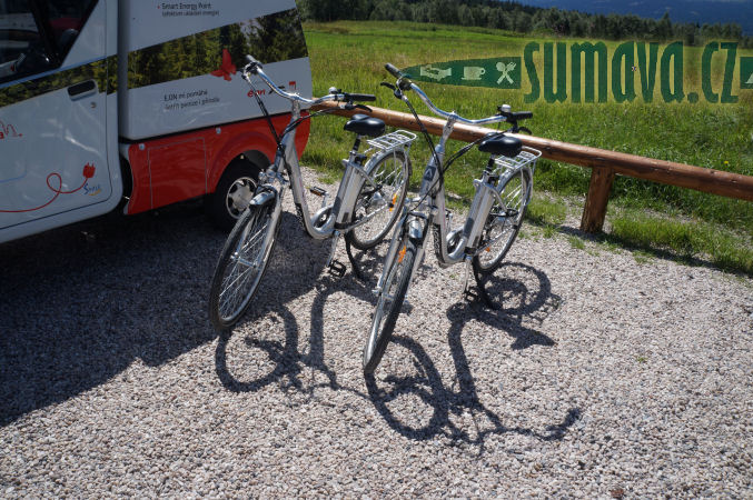 půjčovna e-kol, e-skůtrů, e-aut, e-Šumava.cz, Chata Rovina