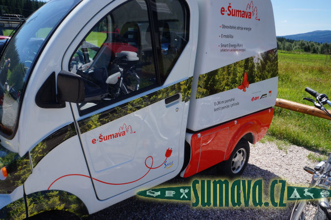 půjčovna e-kol, e-skůtrů, e-aut, e-Šumava.cz, Chata Rovina