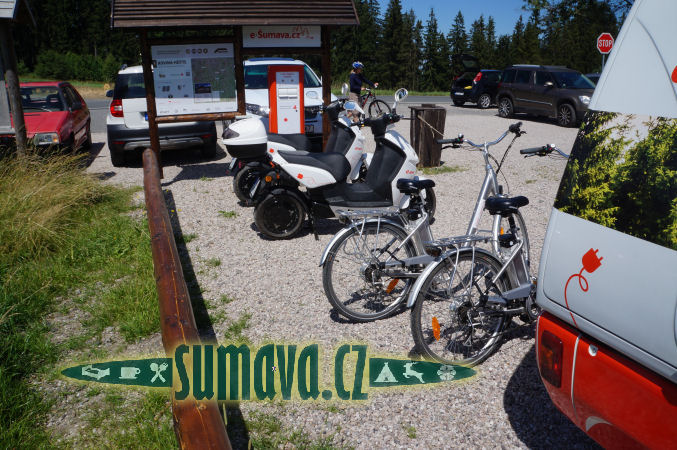 půjčovna e-kol, e-skůtrů, e-aut, e-Šumava.cz, Chata Rovina