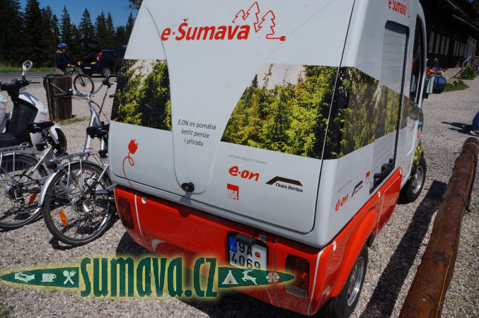 půjčovna e-kol, e-skůtrů, e-aut, e-Šumava.cz, Chata Rovina