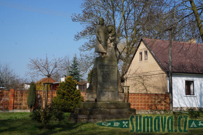 pomník padlých WWI, Dřevec