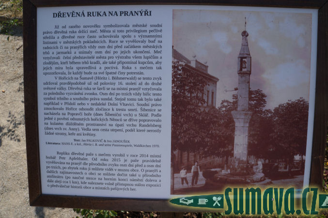 pranýř, Hořice na Šumavě