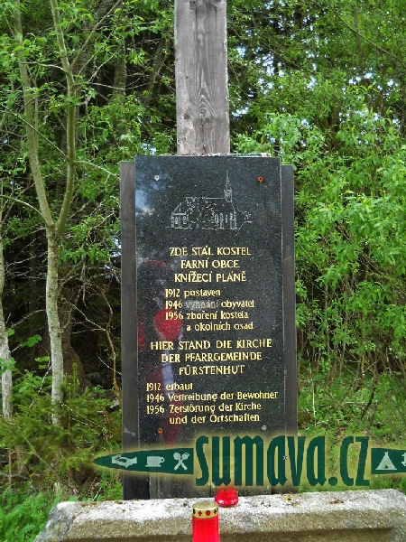 zřícenina kost. J. Křtitele, Knížecí Pláně