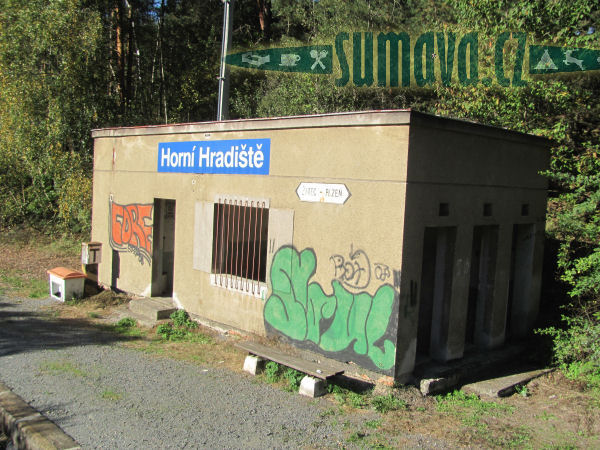 vlaková zastávka Horní Hradiště