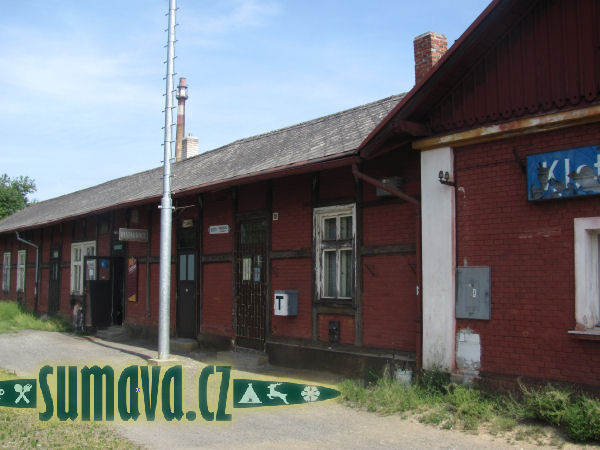 vlaková zastávka Klatovy město