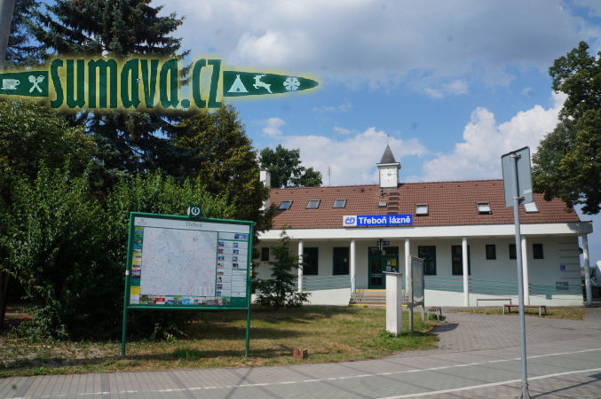 vlaková zastávka Třeboň lázně