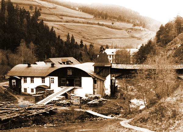 zaniklá továrna Bohemia-Werke (historické)