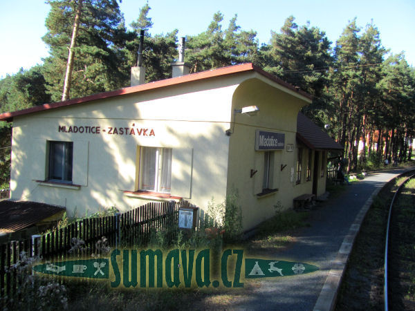 vlaková zastávka Mladotice