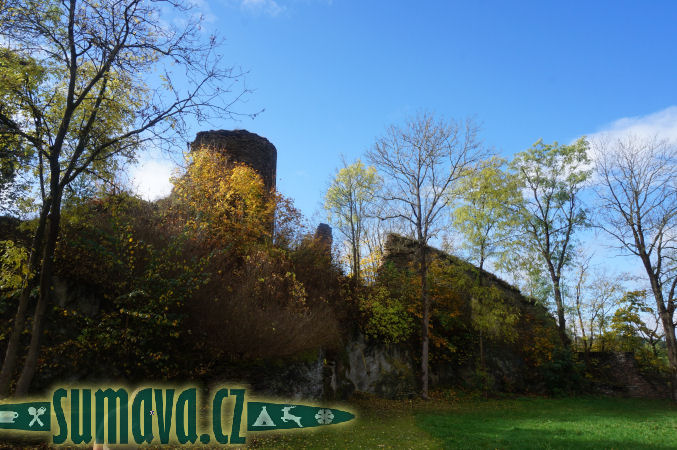 zřícenina hradu Rabštejn nad Střelou
